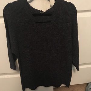 Navy colored sweater